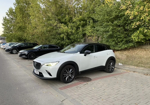 Mazda CX-3 cena 66500 przebieg: 122000, rok produkcji 2016 z Białystok małe 154